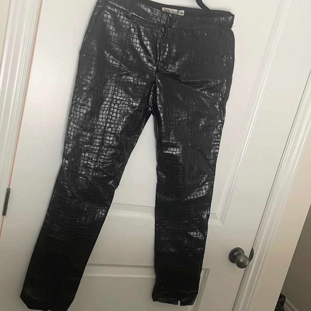 Pleather pants